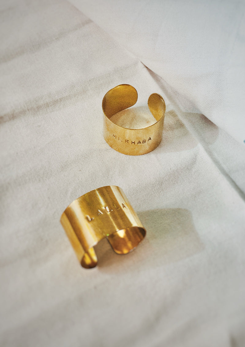 MERHABA &amp; BSEHA NAPKIN RINGS